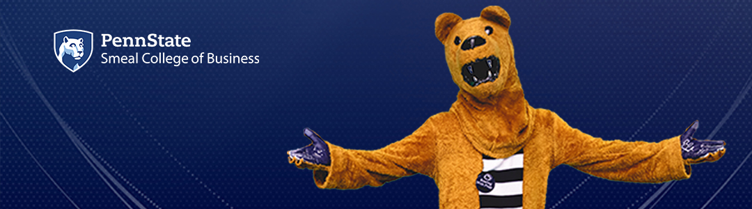 Penn State Undergraduate Admissons Virtual Visits - Nittany Lion Mascot with students